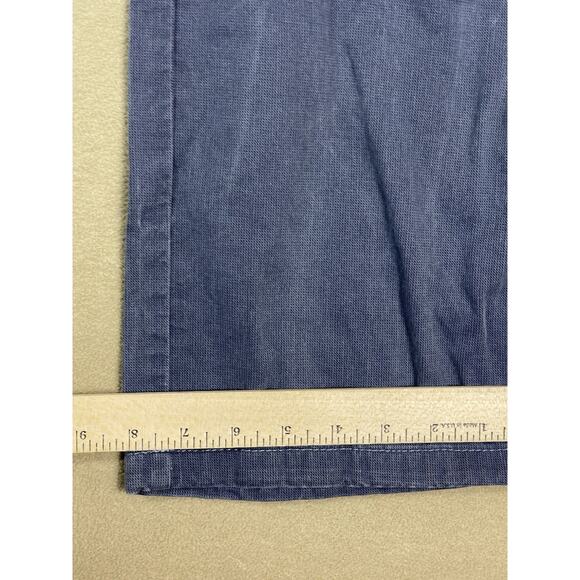 Bruhl Pants Mens 36R Blue Straight Leg Mid Rise Regular Fit Stretch Chino - Picture 8 of 15